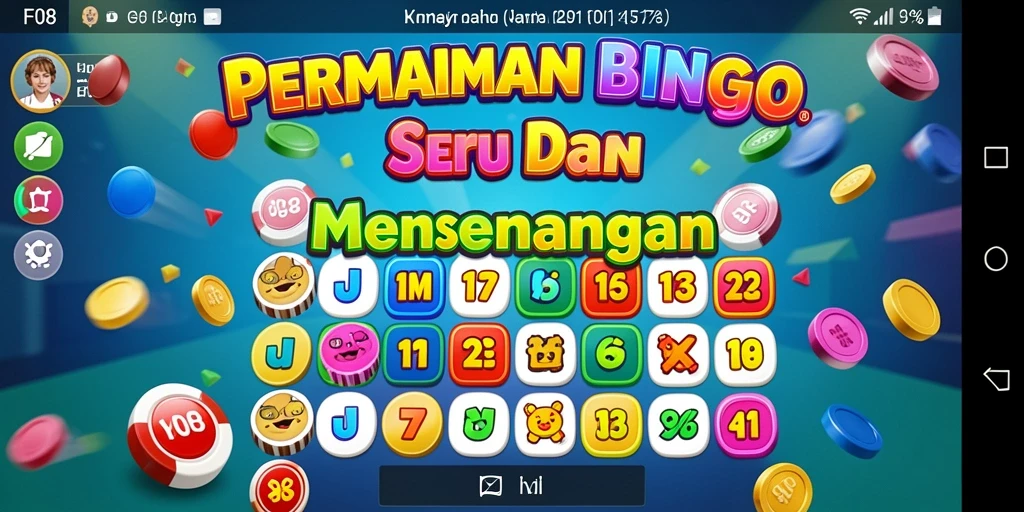 Screenshot gameplay F08 menampilkan pengalaman bermain Bingo yang mendebarkan.