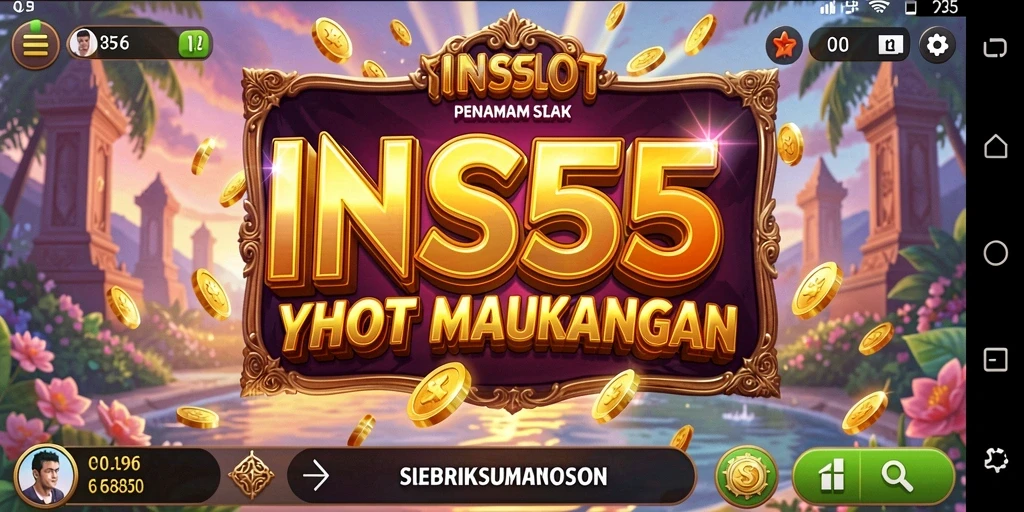 Tampilan gameplay seru dan menarik dari permainan Slot INS55.
