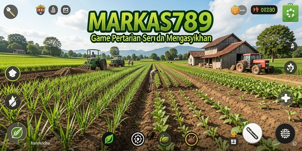 Screenshot menampilkan gameplay seru dalam bertani di MARKAS789.